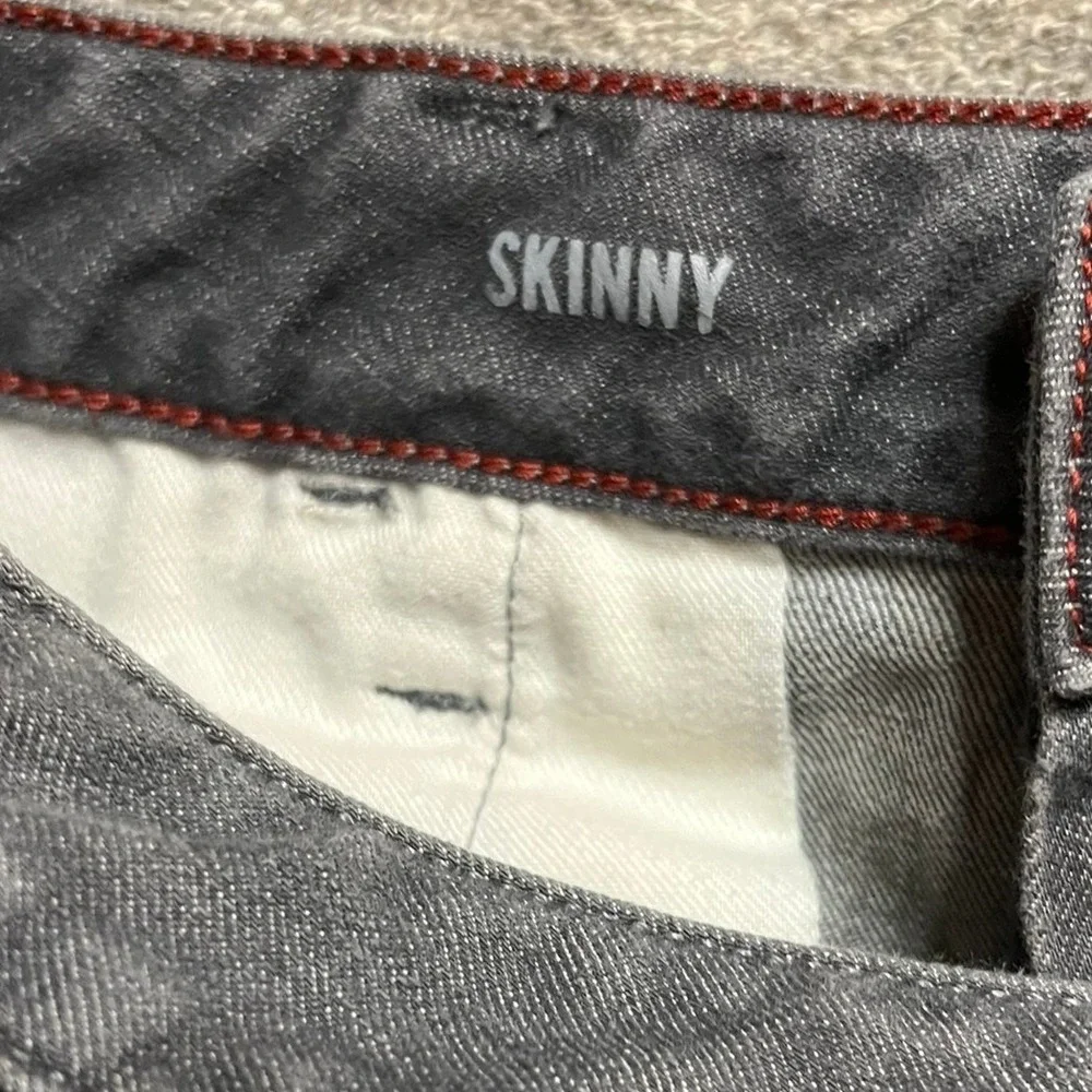 Banana Republic Skinny Jeans Gray Denim 31 Mens Stretch 5-Pocket Jean Minimalist